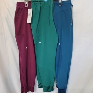 Barco One Boost Women's Scrub Joggers — Blue, Hunter Green & Wine Colors